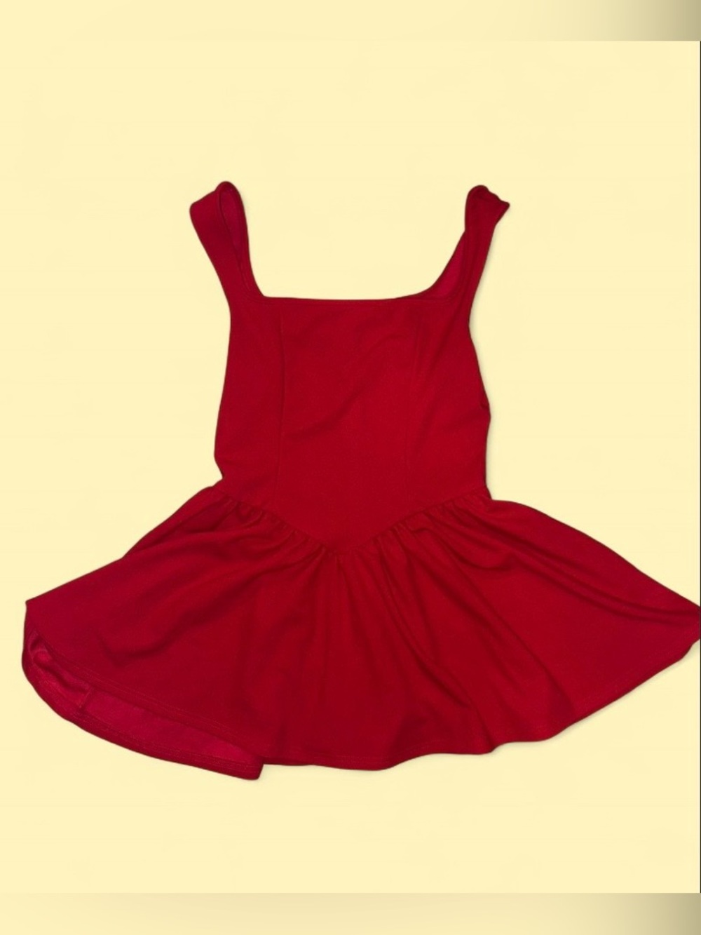 Red Fit and Flare Mini Cocktail Dress - Size L